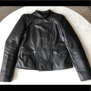 Andrew Marc - Mae REAL Leather Moto Jacket